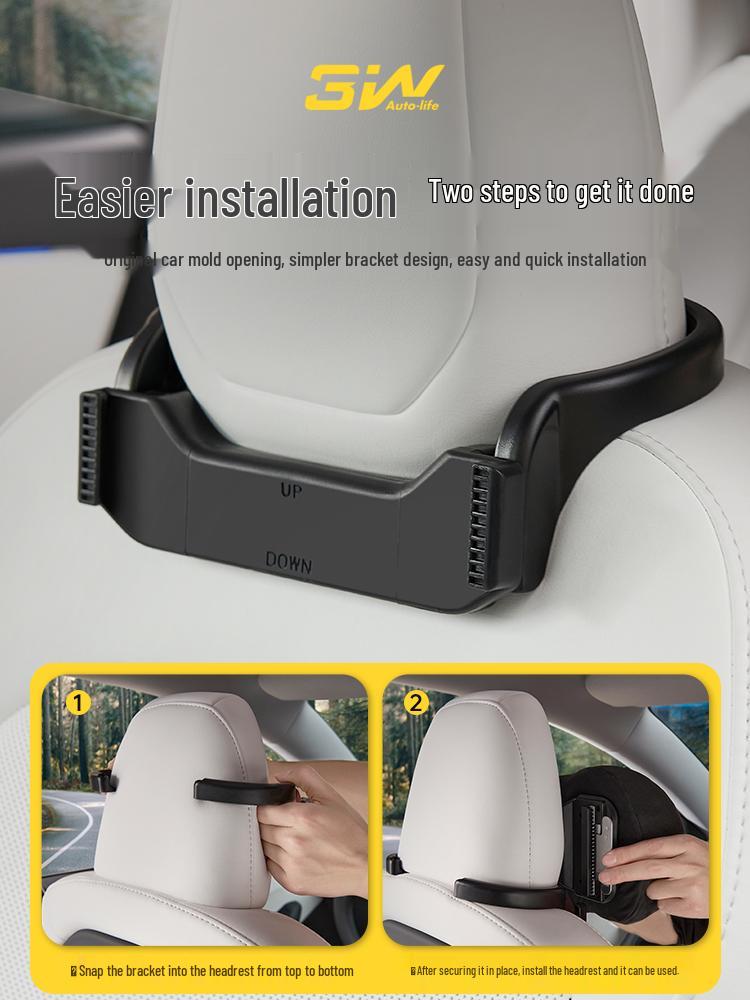 3W Adjustable Memory Foam Neck Pillow for Tesla Model Y & 3 Refreshed Version