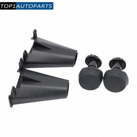 Pair For Ford Focus Escape Edge CMax Hood Stop Cushion Rubber Bumper & Holder