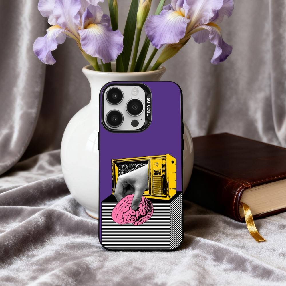 

Art T-Tyler S-Spangler Phone Case For iPhone17,16,15,14,13,12,11 Plus,Pro Max Candy Silver Plated Inside Cover iPhone15promax