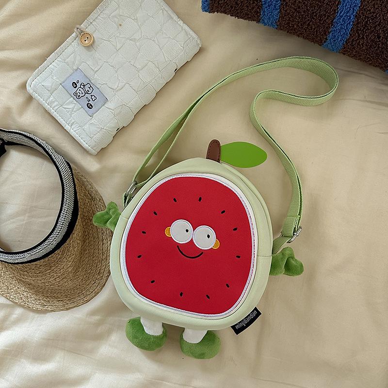 2025 Summer New Trendy Fashion Versatile Cartoon Messenger Bag Simple Style Cute Cartoon Printed Bag Female