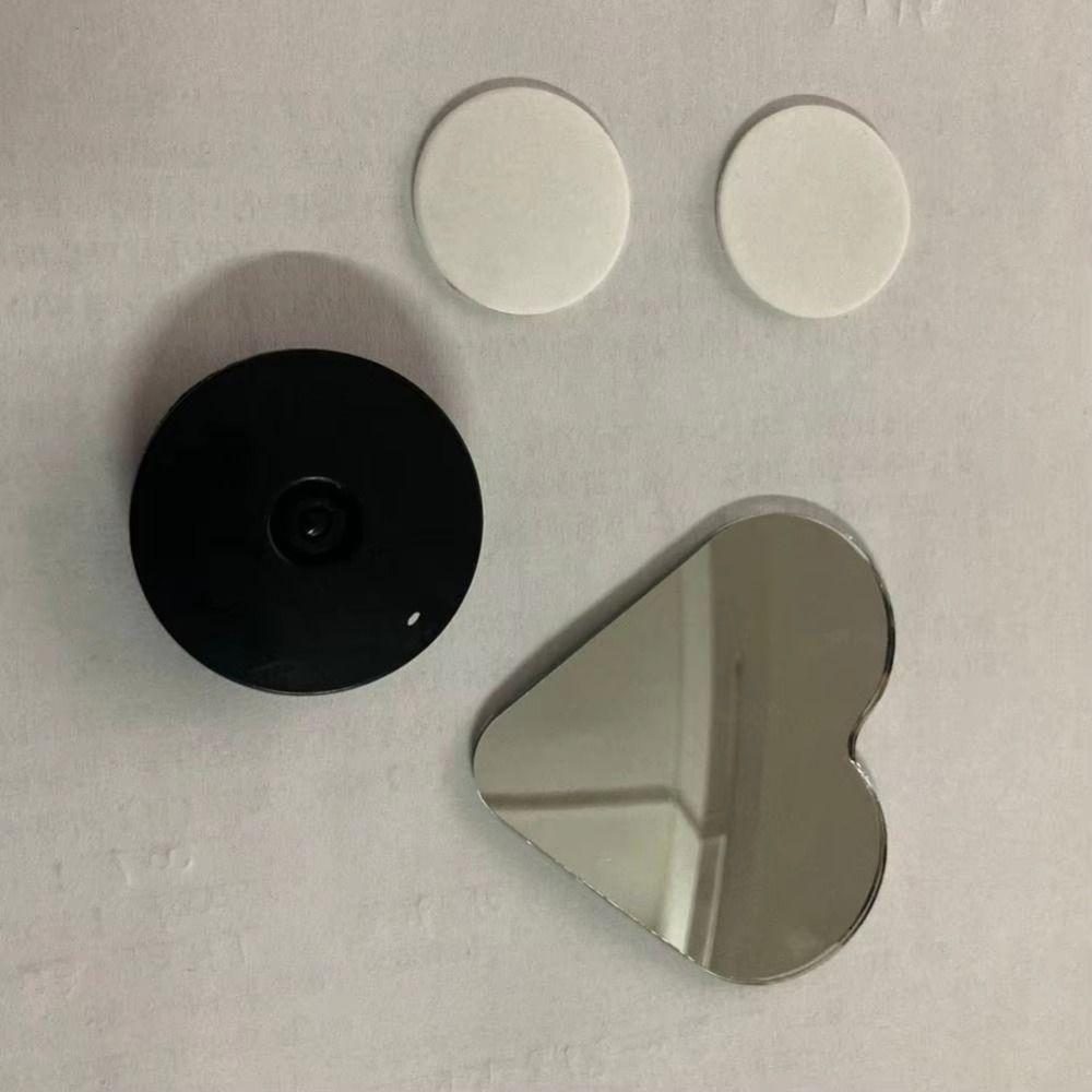 2Pcs Stick-On Blind Spots Mirror Frameless Convex Rearview Side Mirror Rearview Mirror