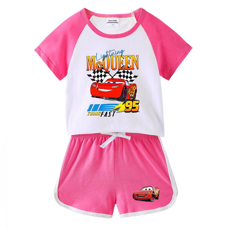 2025 Kids' Summer Clothing Set: Unisex Baby Shorts & T-Shirt Two-Piece for Casual Sports