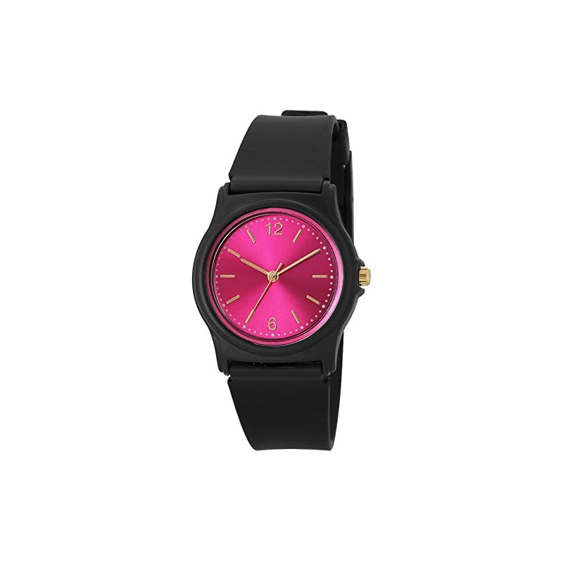

[J-Axis] watch Thin plastic belt watch VG01-PI black