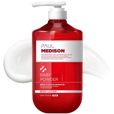Paul Madison Signature Large Capacity Perfume Body Lotion Baby Powder Scent, 1.077L, 1 Unit