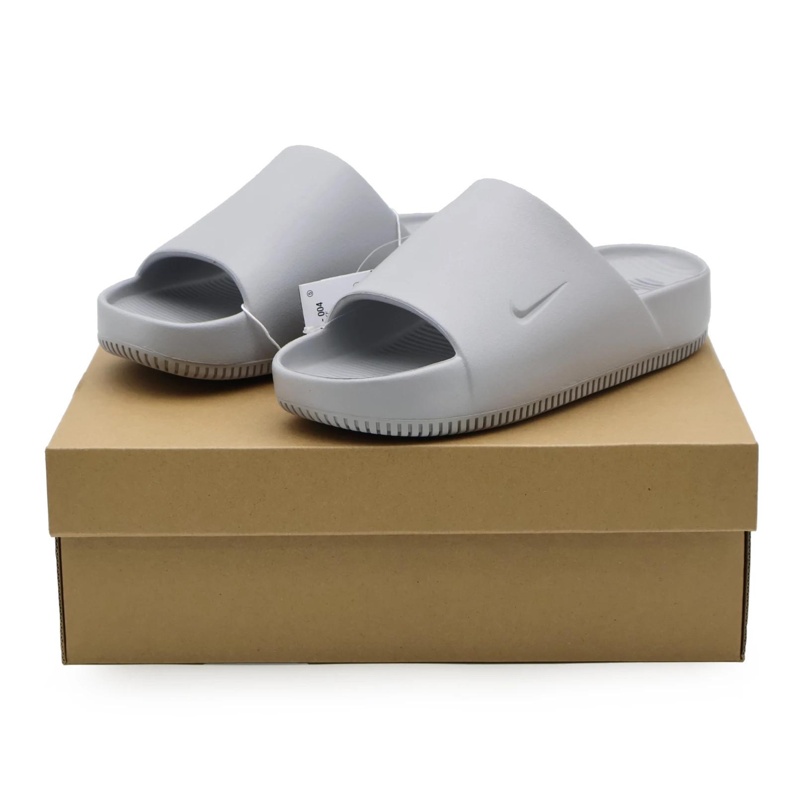 FD4116-004 Nike Calm Slide Wolf Grey Photon Dust Wolf Grey (Men s) 6