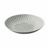 Saikaitoki Hasami Ware Flower Pattern Medium Microwave and Dishwasher Made In 10136 Plate, Gray, Approx. 16cm, Safe, Japan,
