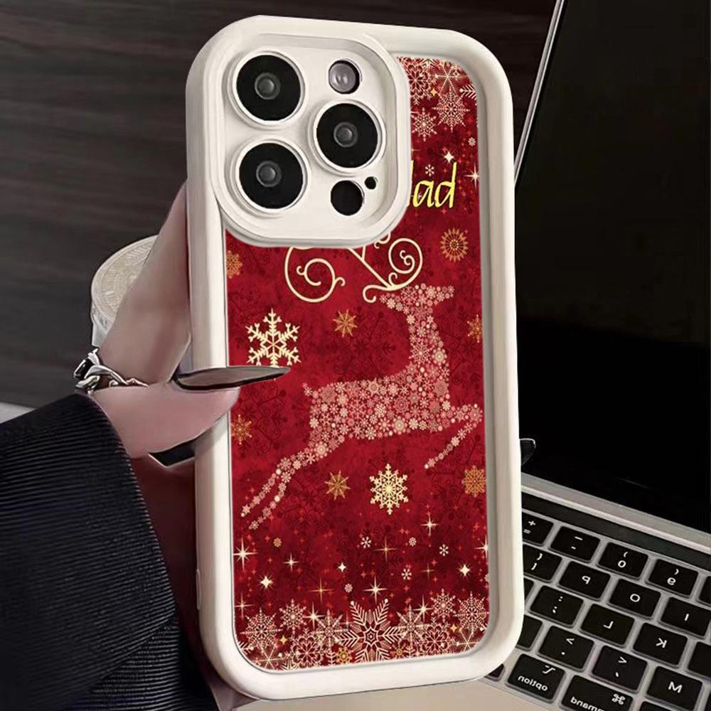 Sky Eye Ladder Soft Case for infinix Note 30 Hot 50 40 Smart 8 9 OnePlus Google All infinix models Phone Cases Cover NY28 Christmas tree Santa Claus