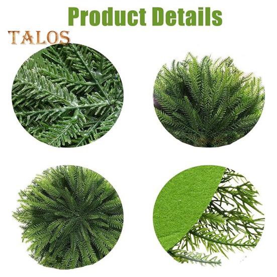 Підкладка зі штучного кедра. Щільні гілки. Багаторазова жаростійка подушка для святкового дня подяки.