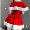 Erwachsene Damen Weihnachten Weihnachtsmann Weihnachten Rotes Kleid Neujahr Cosplay Kostüme Rollenspiel Outfit