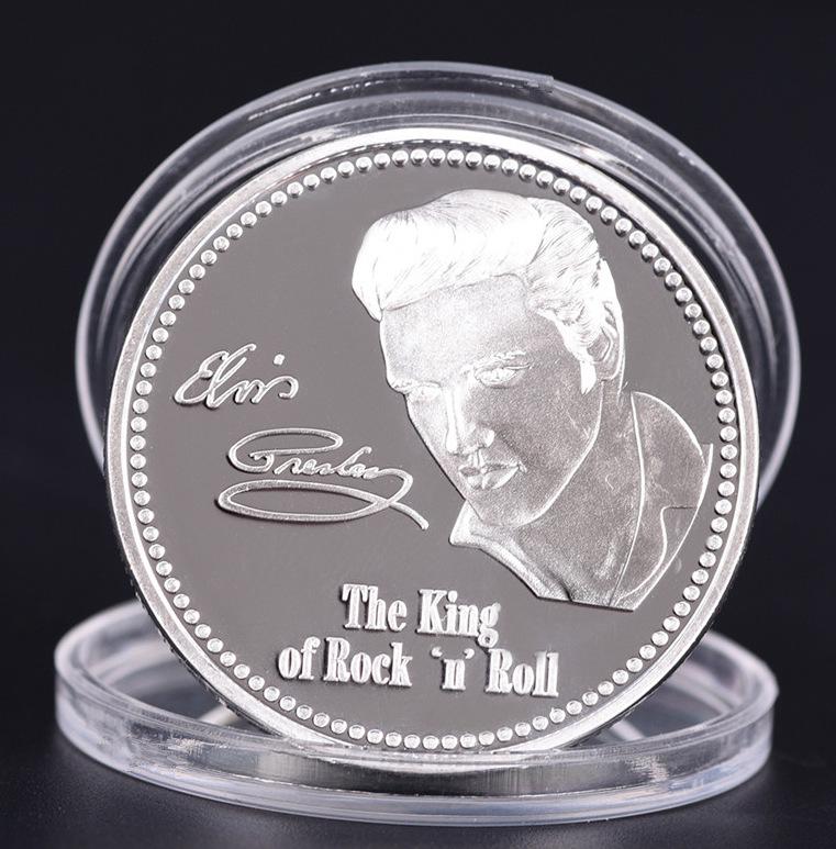 Pamětní mince American Rock Star 1935-1977 Kolekce kovových mincí Řemesla mincí