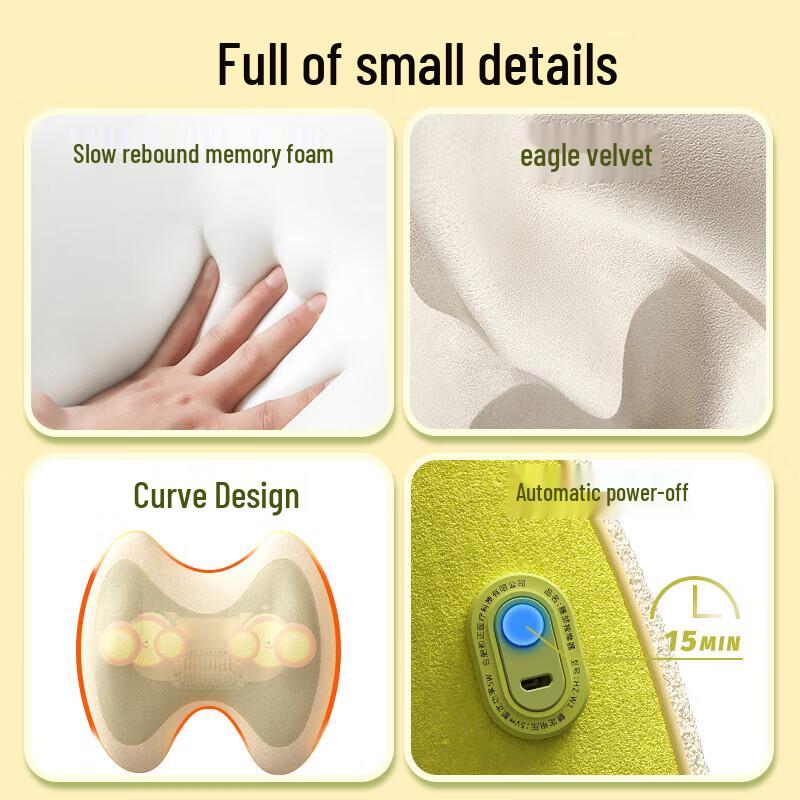 HEZHENG Heated Multi-function Waist & Abdomen Massager CN plug (adapter included)