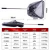 Portable Telescopic Stainless Steel Fish Landing Net with Folding Triangle Head