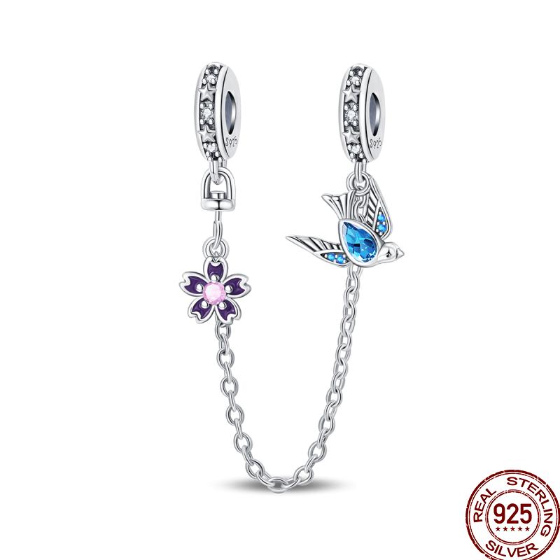 Cuivre Scintillant Zircone Sortie Printanière Série Moto Breloques Perles Ajustement Parfait Pan Bracelet Original à Breloques