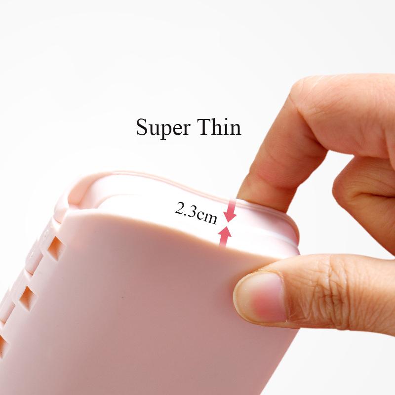 Tragbarer Organizer-Behälter für Tabletten, Reise-Pillendose mit Dichtungsring, kleine Pillendose für Tabletten, Behälter für Medikamente