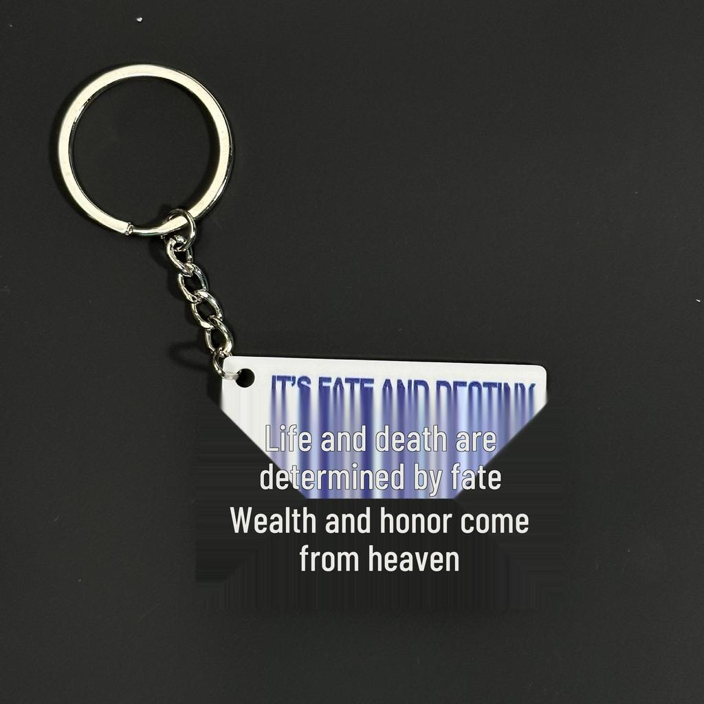 3D Acrylic Badminton & Table Tennis Nostalgic Sports Keychain Pendant