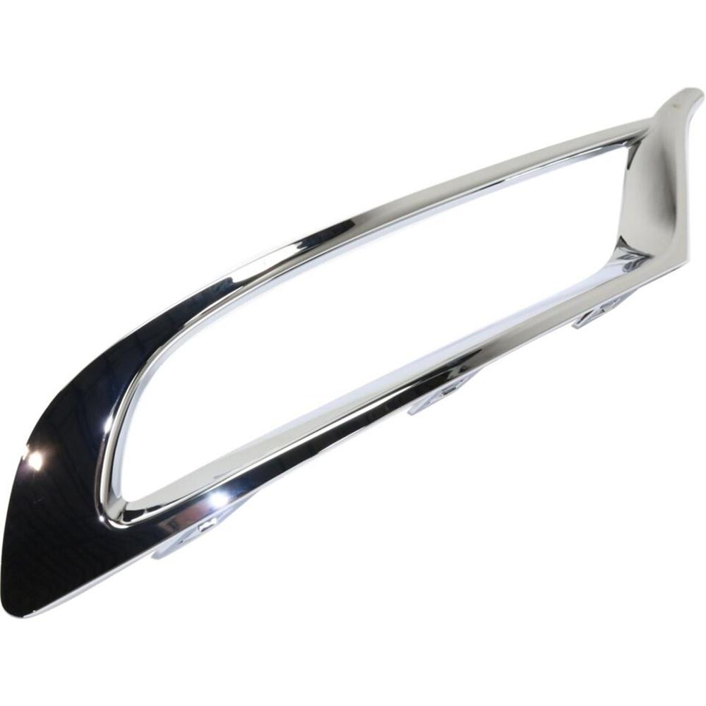 Replacement Bumper Trim Set For 2015-2022 Chrysler 300 Front Outer Center Chrome
