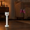 2-in-1 Interactief Katten Speeltje, Kattenhengel Speeltje met Stoffen Vlinder Teaser Zuignap Basis, Oplaadbaar Rood Licht Katten Speeltje voor Binnenkat Zelf
