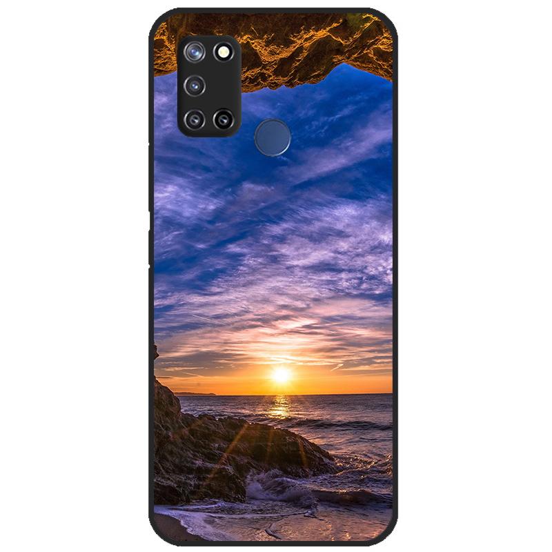 For OPPO Realme 7i Case Sunset Soft Silicon TPU Back Cover For OPPO Realme 7i 7 i RMX2103 Phone Cases Fundas Realme7i Bumper 6.5