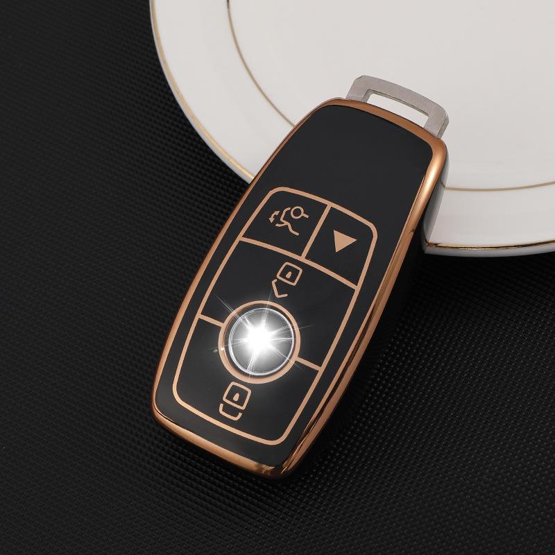 Mercedes-Benz Key Cover Is Suitable for The New E-class E200/E300L/C-class C260L Car Keycase Chain
