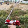 Inertia Fire Truck Models Kids Toy Car Pull Back Sliding Ladder Firetruck Vehicle For Toddler Collection Car Set Kids Boys Gift
