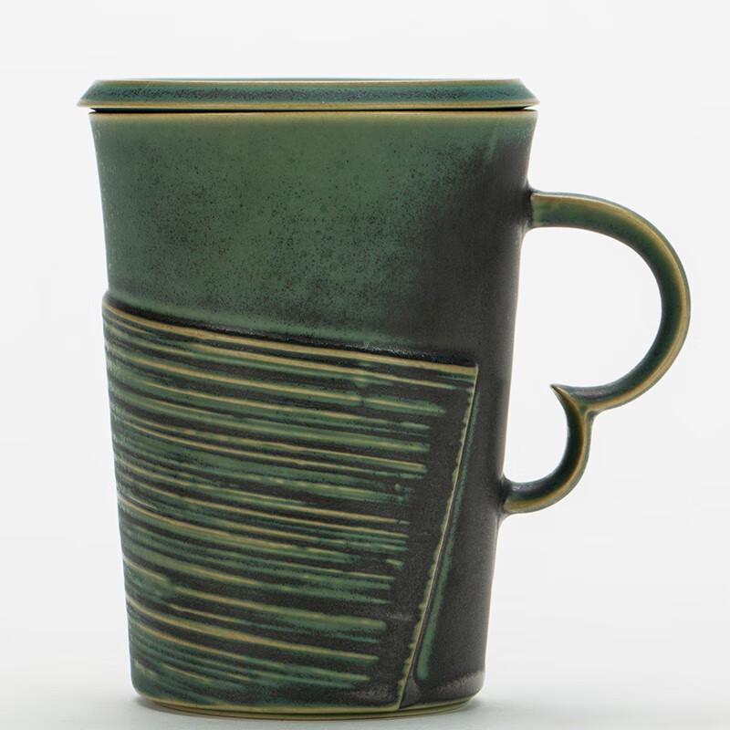 Edenus Ceramic Office Tea Cup with Lid