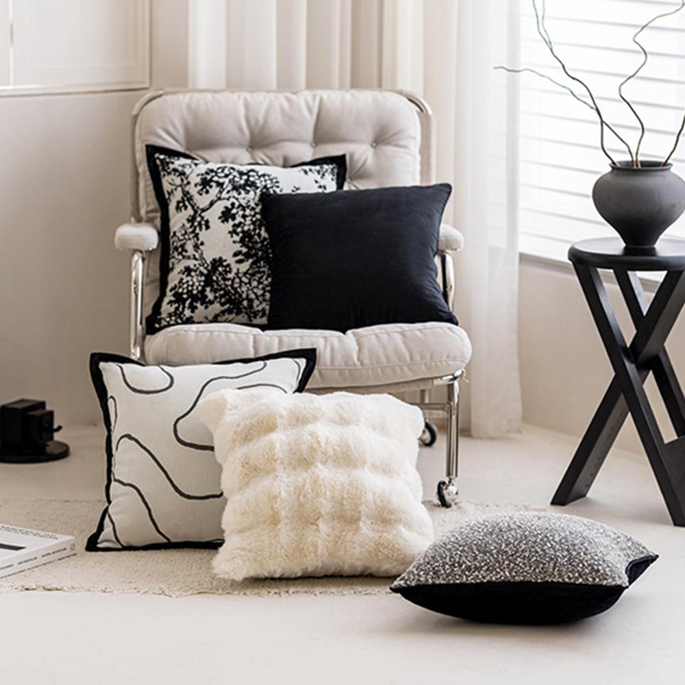 Nordic Ins Sofa Throw Pillow Cushion Covers Modern Simple Pillowcase Home Homestay Living Room Decoration