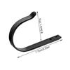6PCS Black Metal Wall Hooks with High Weight Loading For Cooking Area Bathroom Garage Storage Easy To Install And Clean