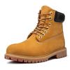 Unisex Handmade Retro Natural Cow Leather Men Boots Waterproof Ankle Snow Boots Men Shoes