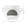 Ceramic Aromatherapy Burner for Essential Oils and Tea Light Candles Elegant Home Office Decorative Oil Warmer Desktop Aroma