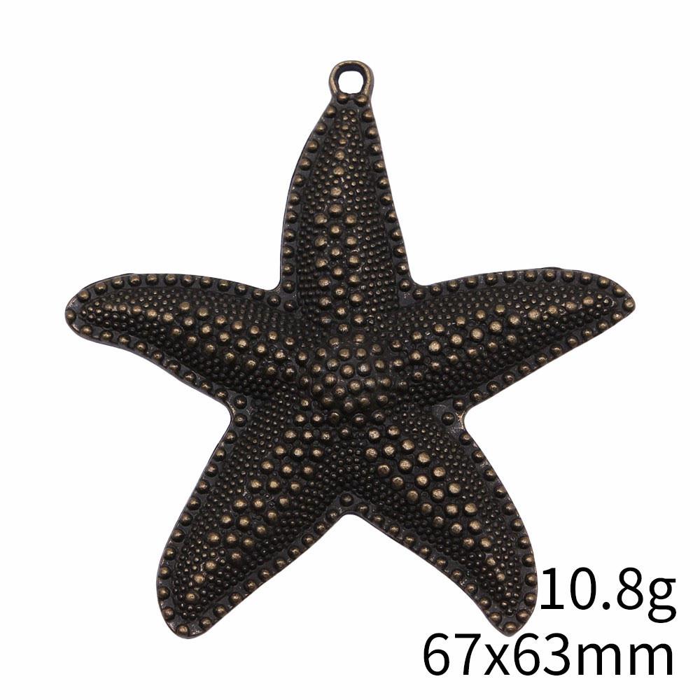 Mother's Day Charms For Needlework Starfish Charms Pendant Clearance Sale Items Pendants For Bracelets