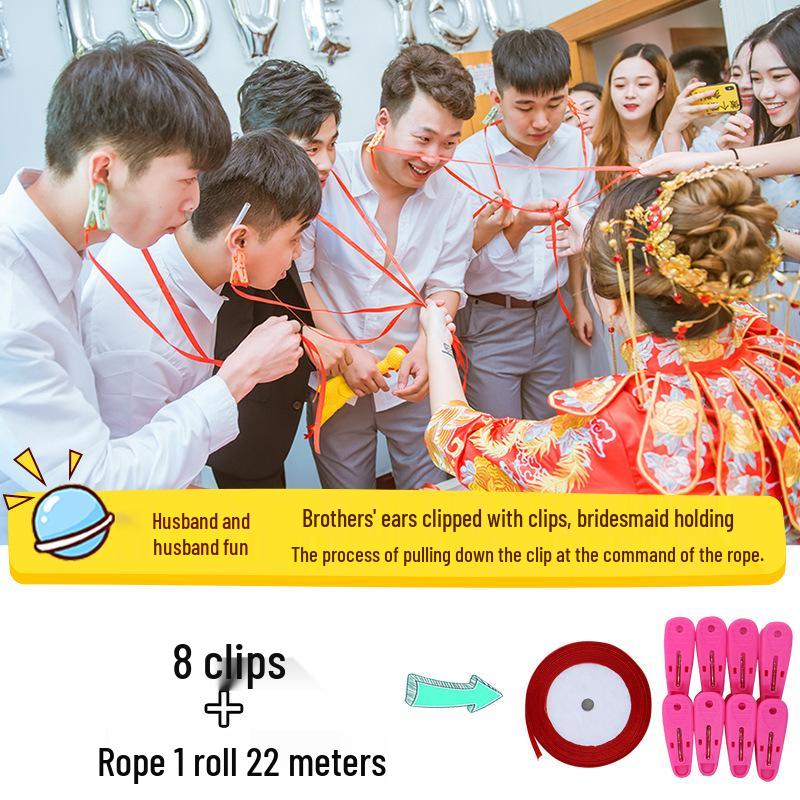 Wedding Prank Props: Funny Groom and Groomsmen Games Set