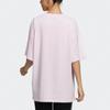 Adidas Neo Cartoon Print Loose-Fit Athletic T-Shirt Women Tops Pink H61997