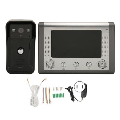 7inch Video Door Phone Doorbell with Night Vision Infrared Camera Hands Free Intercom Adjustable