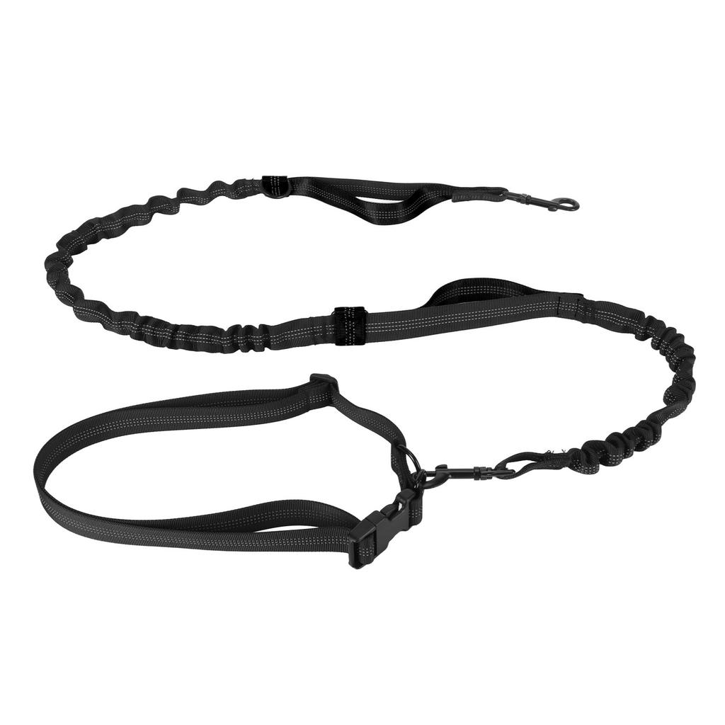 Heavy Duty Bungee Dog Leash Shock Absorbing Elastic Dog Leash Rope with 2 Padded Handles for Large
