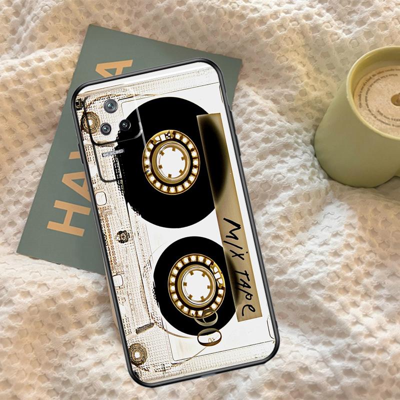 Retro Cassette Tape Case For Xiaomi 14T 11T 12T 13T Pro 13 14 15 Ultra POCO X7 Pro X3 X5 X6 M6 F5 F6 Pro Cover