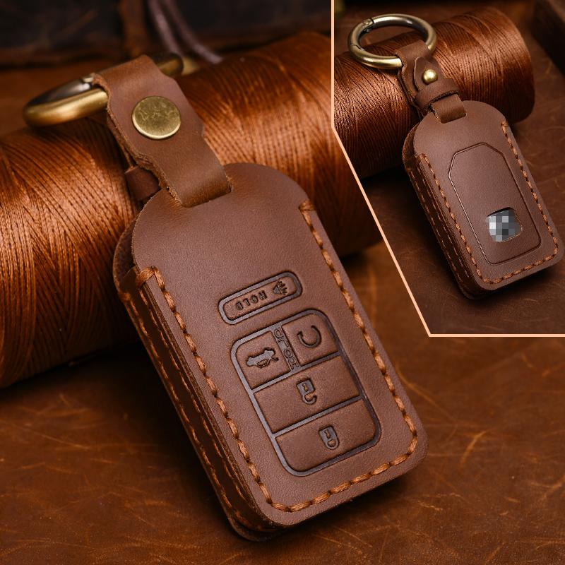 Suitable for Honda key case Civic Accord Binzhi CRV hybrid Odyssey XRV car leather personality shell