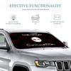 C-Corvette Novelty Car Front Windshield Sunshade 70x130cm Cartoon Foils Car Window Windscreen Cover
