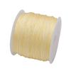 50Yds 0.8mm Crafts Nylon Cord For Jewelry Making Beading Braided Nylon Satin String for Bracelets Rattail Trim Chinese Knot