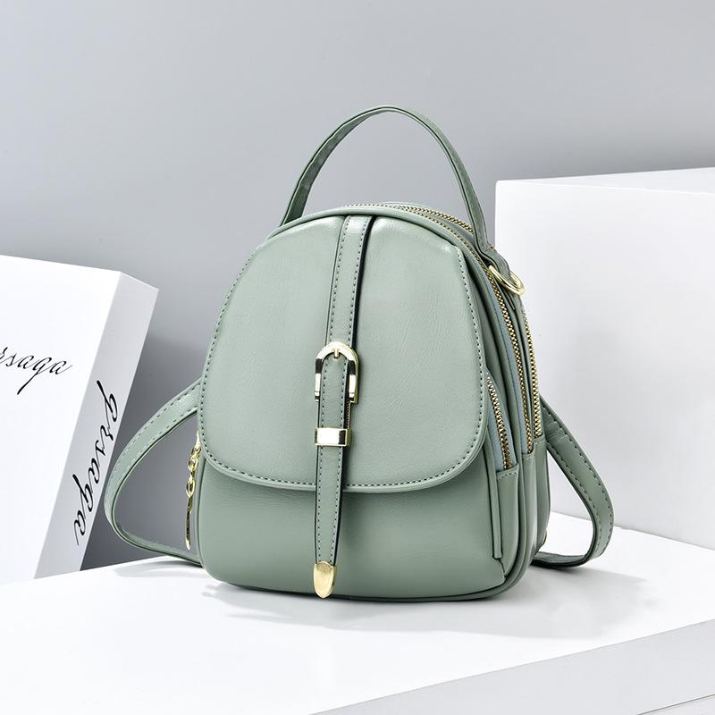Crossbody dámská taška Nová móda Měkká kožená taška přes rameno Velkokapacitní batohy Výška Texturovaná kabelka