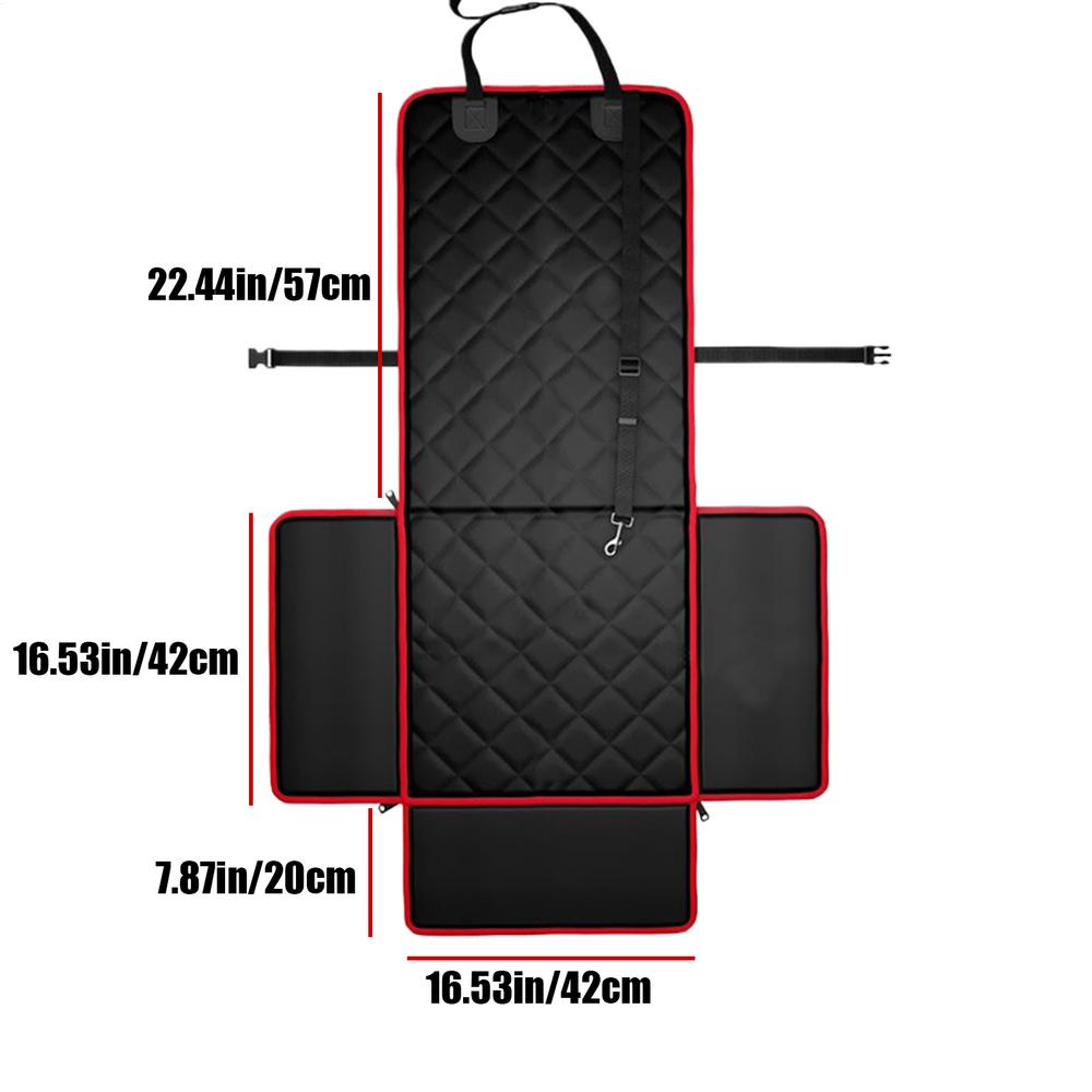 Seat Protector For Dogs Scratch-Resistant Heavy-Duty Cushion Oxford Dog Cover For Car With Rotary Buckle For Puppy Automotive