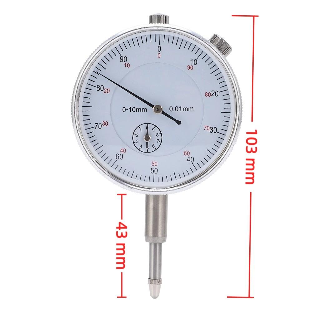 Metric Measurement Dial Test Indicator Analog Measuring Tool  For Machining and Automotive
