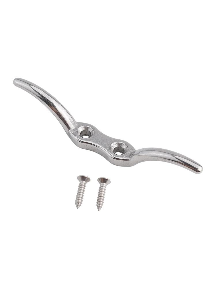 Professional Grade Stainless Steel Rope Cleat Hook for Flagpoles and Boats