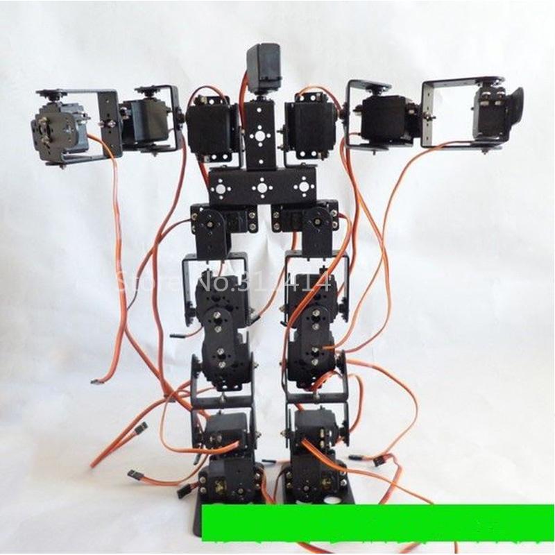 1set 17DOF Biped Robot Educational Robot Kit 17 Degrees Of Freedom Humanoid / Humanoids Walking / Feet Servo Bracket Kit
