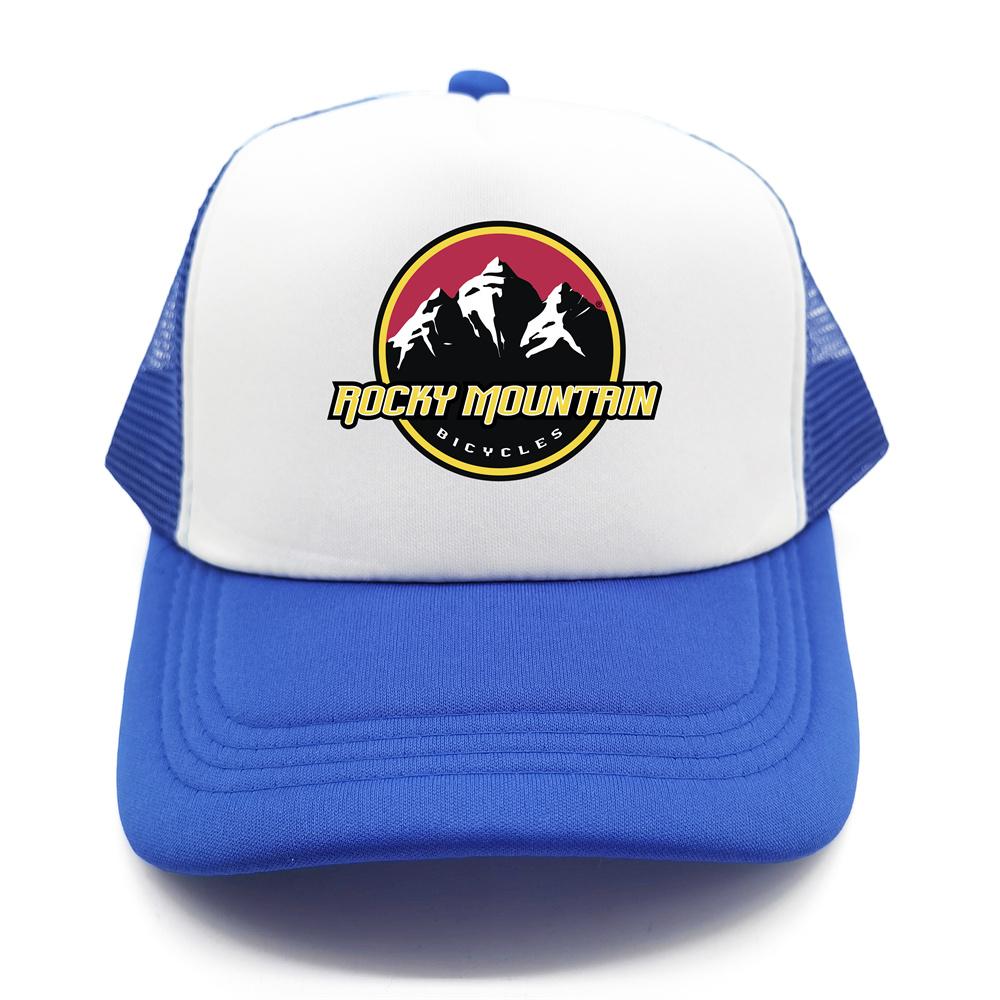 Rocky Mountain Bike Trucker Cap Unisex Funny Rocky Mountain Hat Baseball Cap Cool Summer Unisex Mesh Net Caps