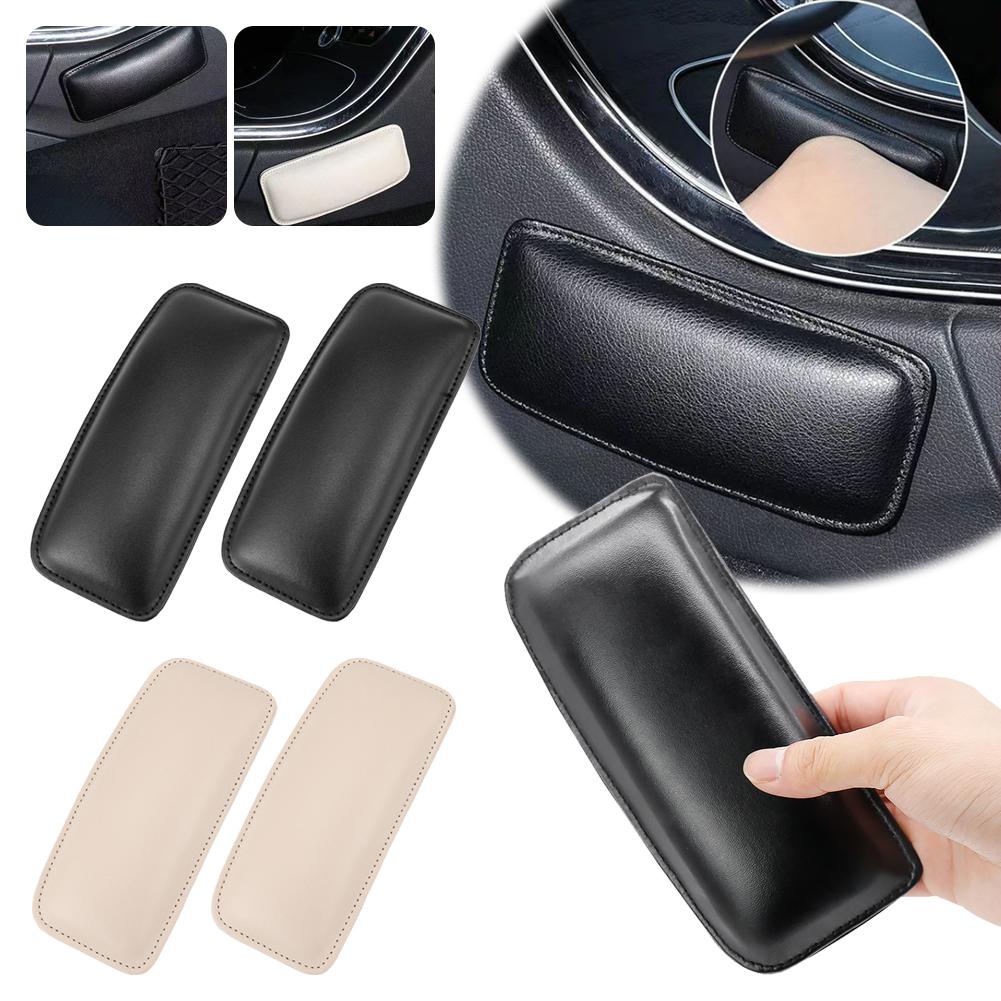 Soft Comfortable Armrest Pads Wear-resistant Armrest PU leather Car Armrest Pads Soft Leather Center Console Knee Pad