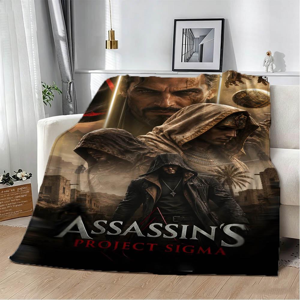 A-Assassins C-Creed Classic Game Flannel Blanket Soft Throw Blanket Art For Home Decor Bedroom Bed Sofa Picnic Fans Gifts