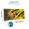 Ronaldinho Druck Kissen Rutschfest Laptop Tablet Großes Mauspadd XXL Matte Mini-PC Spielmatte Mit Verriegeltem Rand