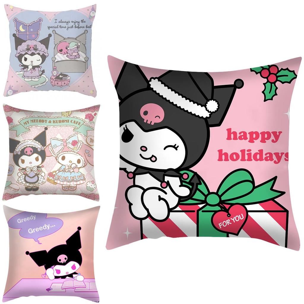 My Melody Kuromi Peach Skin Plush Pillowcase For A Comfortable Night's Sleep