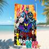 Customizable personalized beach towels Kamen Rider Decade themed designs.Suitable for the beach, yoga, sports;ideal as beach accessories