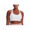 Under Armour Infinity Medium Support Training Yoga Sports Bra Women Sports Bra White 1363353-100